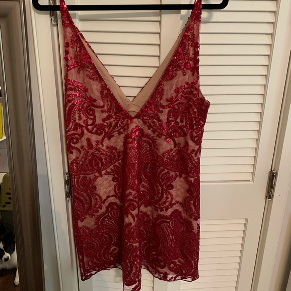 Free People Night Shimmers Mini Dress - Picture 1 of 4